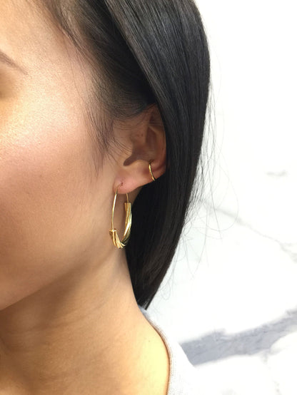 Tove Hoop Small, Gold