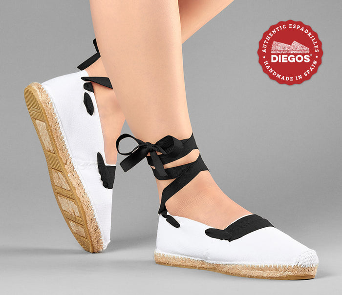 White basque espadrilles