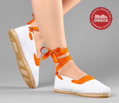 White basque espadrilles
