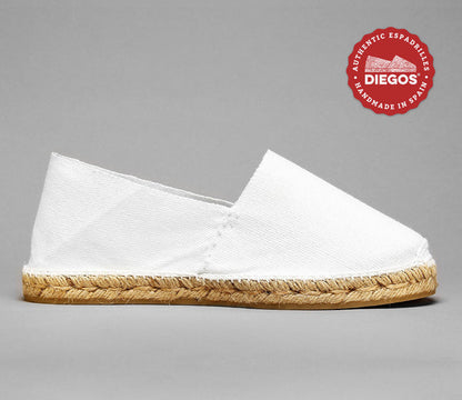 White espadrilles