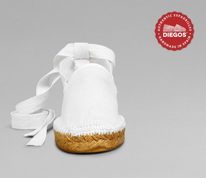 White espadrilles