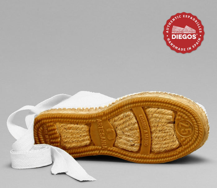 White espadrilles
