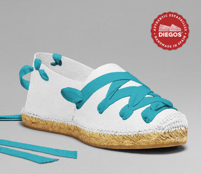 white pamplona espadrilles