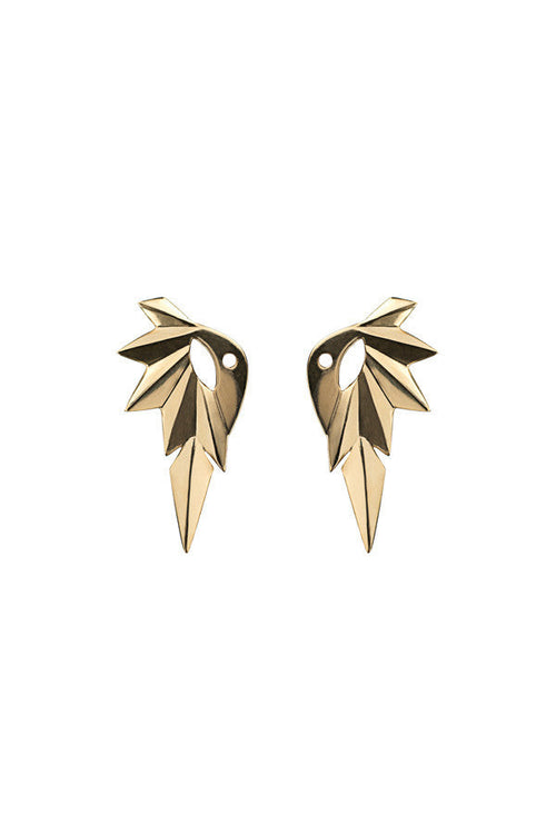 Wing Reverse Earring, Gold