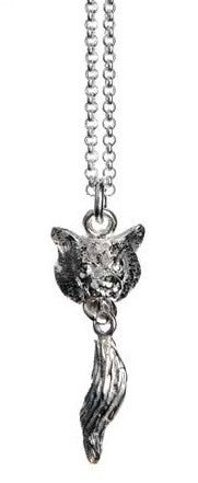 Wolf Head With Tail Necklace
