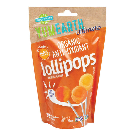YumEarth Organic Anti Oxidant Lollipops - 6 Count