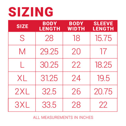 Sizing Chart for the green t-shirt Little Debbie featuring Zain the Zebra™.
